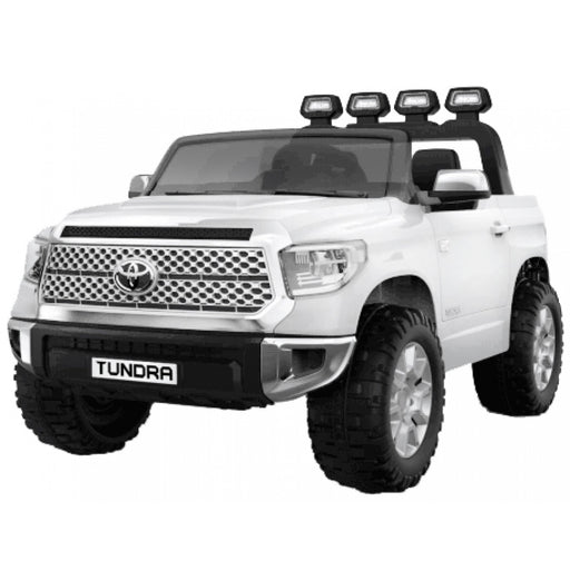 immagine-1-auto-elettrica-biker-toys-toyota-tundra-bianco-con-telecomando-ean-8300801024710