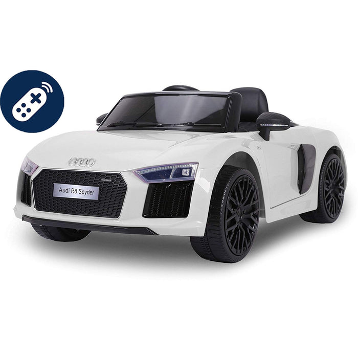 immagine-1-auto-elettrica-lamas-toys-audi-r8-spyder-bianco-con-telecomando-ean-0735720233857