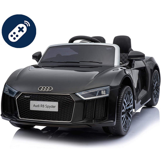 immagine-1-auto-elettrica-lamas-toys-audi-r8-spyder-nero-con-telecomando-ean-0735720233864