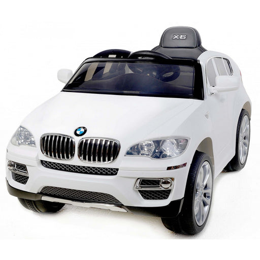 immagine-1-auto-elettrica-lamas-toys-bmw-x6-bianco-con-sedile-in-pelle-ean-0735720232782