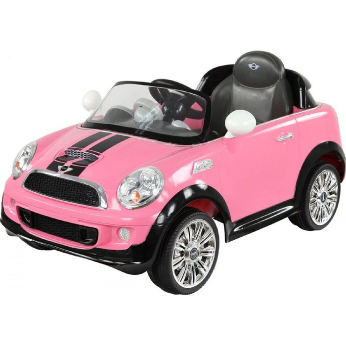 immagine-1-auto-elettrica-rollplay-mini-cooper-s-roadster-6v-rosa-ean-4894662224920