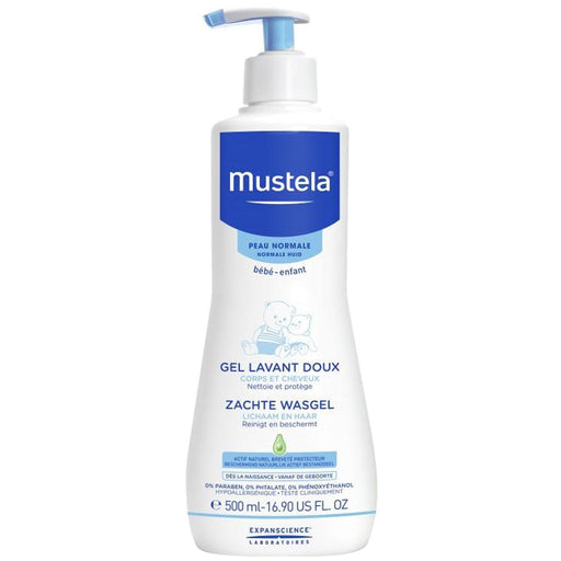 immagine-1-bagno-gel-corpo-e-capelli-mustela-500ml-ean-3504105028381