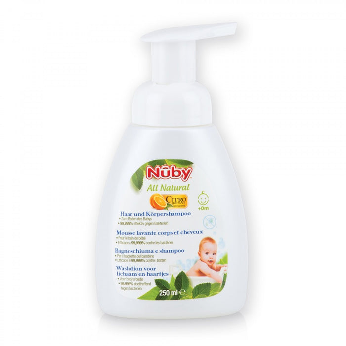 immagine-1-bagnoschiuma-e-shampoo-nuby-citroganix-250-ml-ean-5414959010754