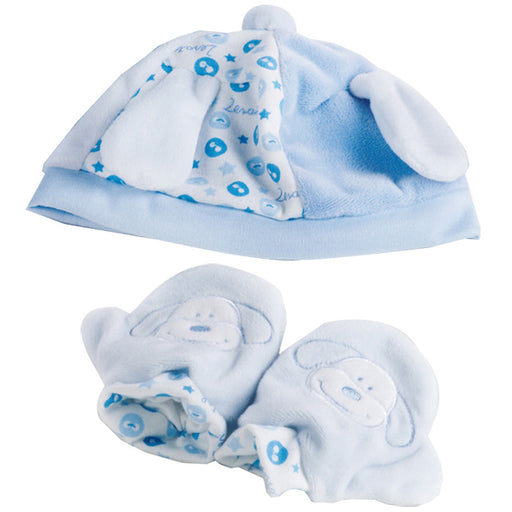 immagine-1-cappellino-con-guantini-zerotre-lelly-azzurro-ean-8004332861331