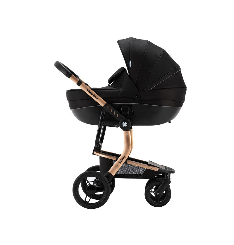 Passeggino 2in1 con Navicella Tiffany Black Kikka Boo - 31001010193