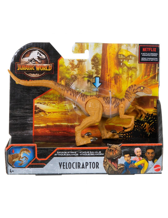 immagine-1-mattel-jurassic-world-velociraptor-attacco-selvaggio-ean-194735004201