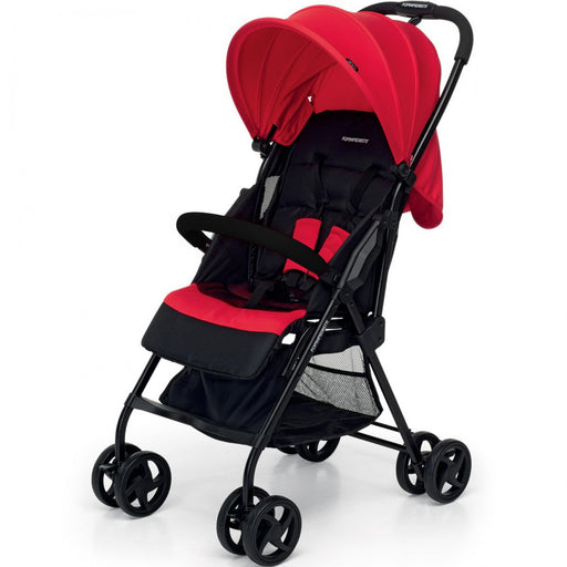 immagine-1-passeggino-foppapedretti-piu-leggero-red-con-manicotto-nero