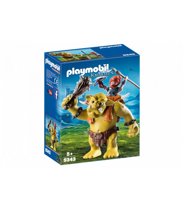 immagine-1-playmobil-9343-guerriero-con-troll-gigante-ean-4008789093431