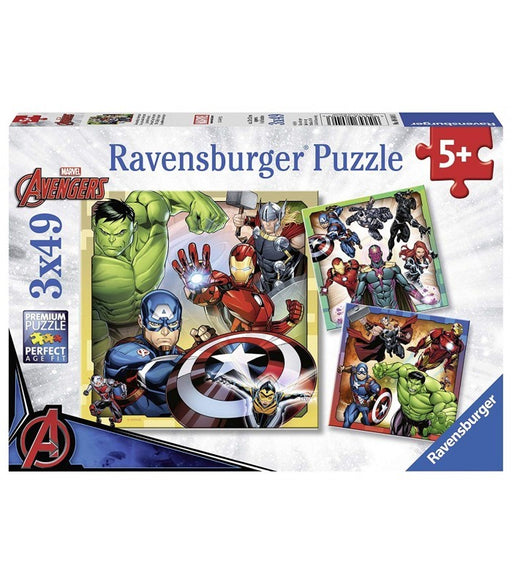 immagine-1-puzzle-avengers-i-potenti-3-x-49-pezzi-ean-4005556080403