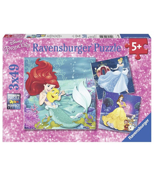 immagine-1-puzzle-le-avventure-delle-principesse-3x49-pezzi-ean-4005556093502