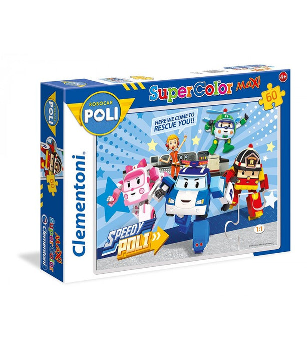 immagine-1-puzzle-maxi-60-robocar-poli-ean-8005125264285