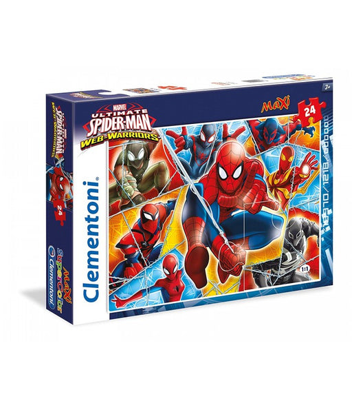 immagine-1-puzzle-maxi-spiderman-web-warriors-24-pezzi-ean-8005125240531