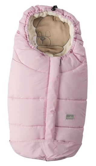 immagine-1-sacco-per-seggiolino-auto-gr.0-e-carrozzina-nuvita-ovetto-cuccioli-soft-pink-beige-sleeping-bear-ean-5350555004622