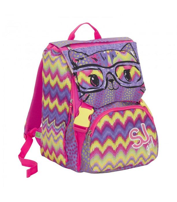 immagine-1-schoolpack-sj-gang-wild-fashion-viola-gattino-ean-8011410305120