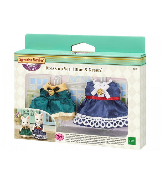 immagine-1-sylvanian-families-town-set-2-abiti-femminili-blu-e-verde-ean-5054131060216